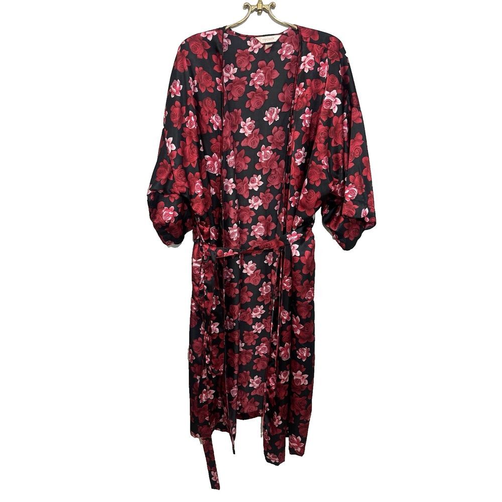 Cacique Rose Flowered Robe. Waist Size 22/24